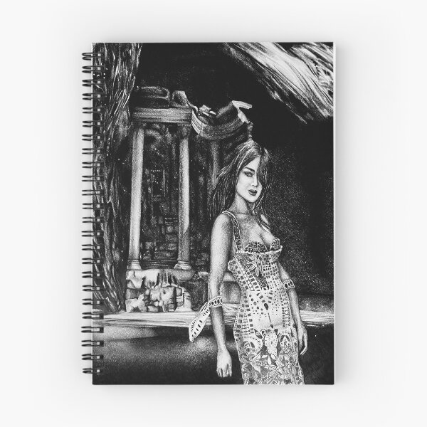 Item preview, At night I dream of a desert land, 2022, 50-70cm, graphite crayon on paper designed and sold by oanaunciuleanu.