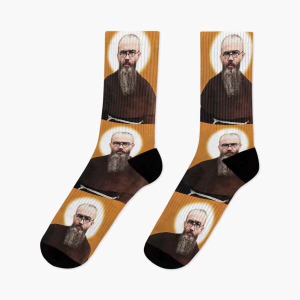 Item preview, saint maximilian kolbe - Fun Catholic gifts and Christian gifts, priest, monk, franciscan, catholic gift shop and store. designed and sold by St Joseph Art.