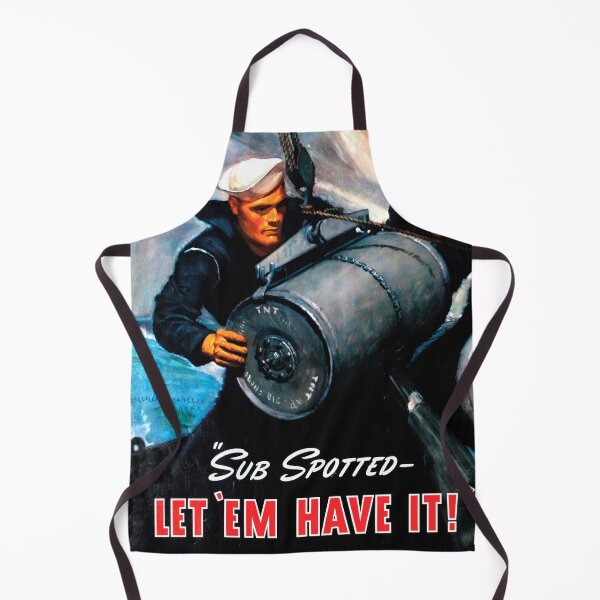 Item preview, In The World War II Era  Sub Spotted - Let 'em Have It!' - World War II Propaganda Poster Collection designed and sold by UOVE.