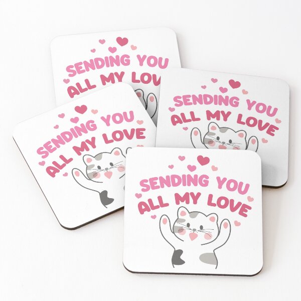 Item preview, Cat Love Lovely Valentine Send Love designed and sold by StickerbashCo.