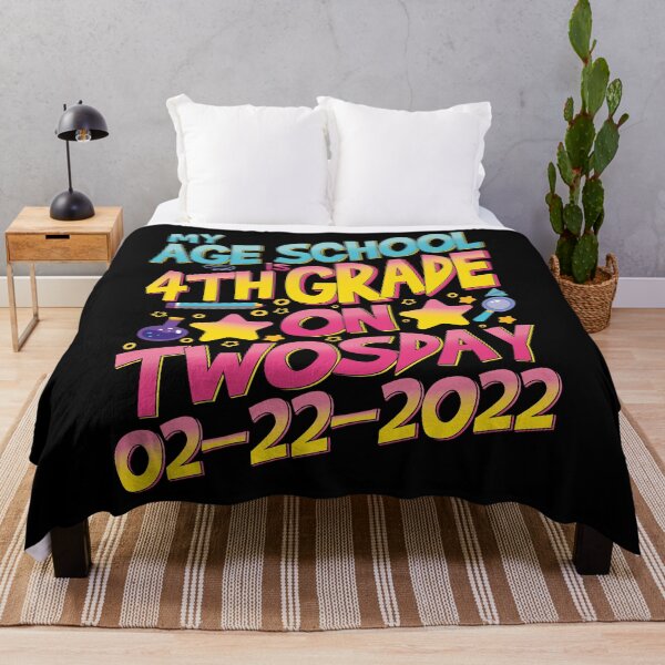 Item preview, My Age School Is 4TH Grade On Twosday Tuesday 2/22/22 4TH Grade Kids Gift designed and sold by YAHIA-14.
