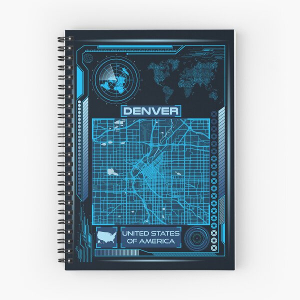 Item preview, DENVER MAP USA designed and sold by hatimelhag.