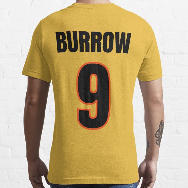 Joe Burrow 9 - Purple Cincinnati Bengals Jersey Essential T-Shirt for Sale  by sgkrishna