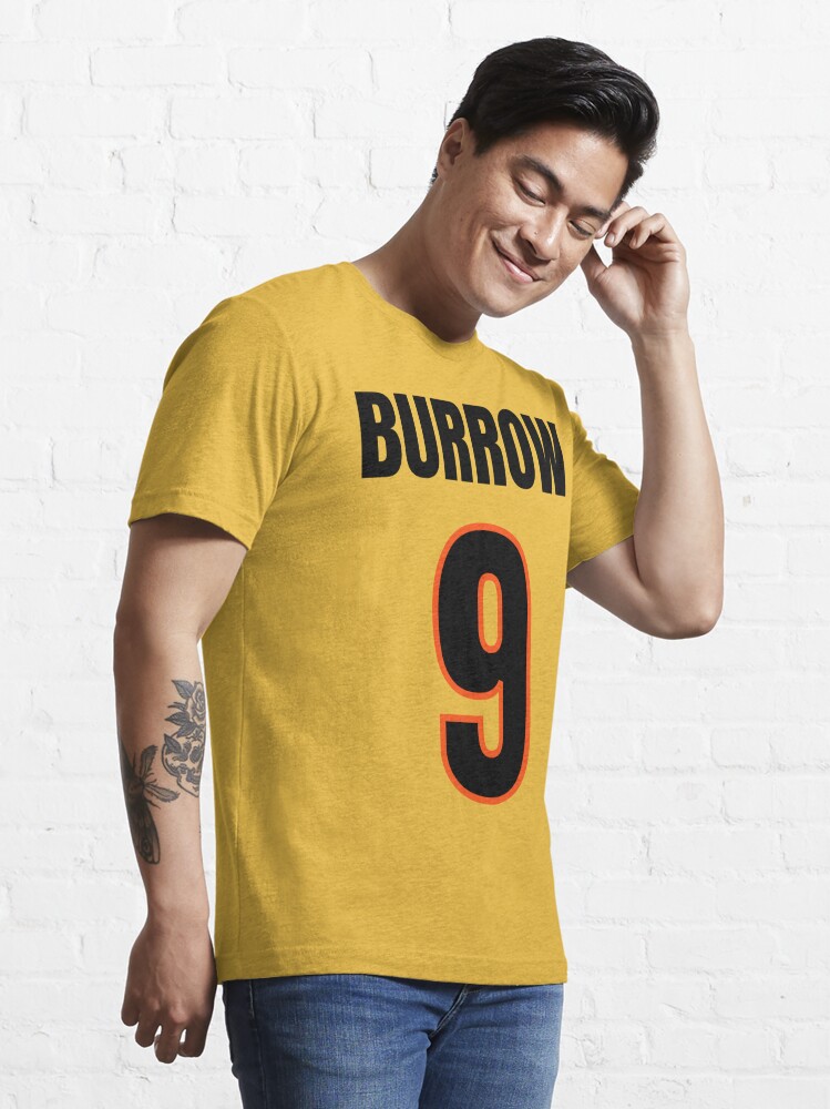 Joe Burrow 9 - Cincinnati Bengals Jersey' Essential T-Shirt for Sale by  sgkrishna