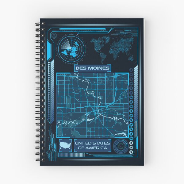 Item preview, DES MOINES MAP USA designed and sold by hatimelhag.