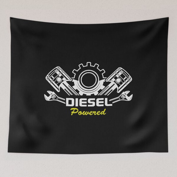 Item preview, Diesel Powered Funny Mechanic vintage designed and sold by َART LOVERS ★★★★★.