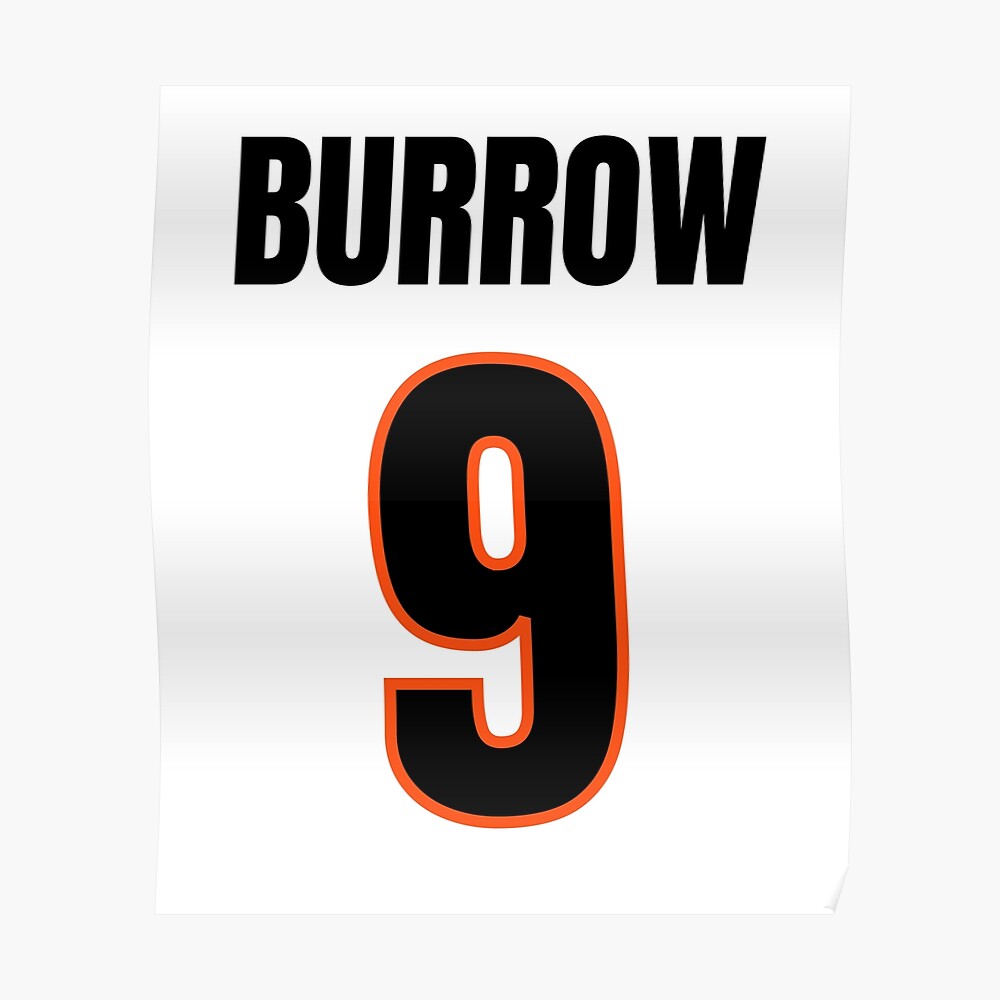 Officially Licensed NFL Cincinnati Bengals Men's Joe Burrow Raglan Top