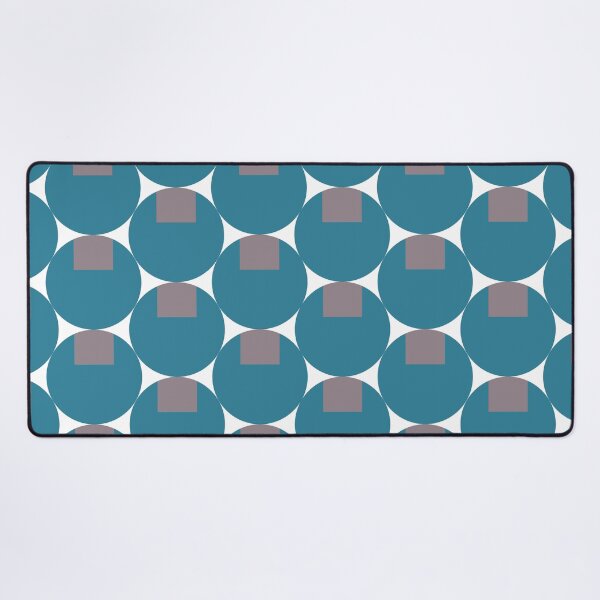 Item preview, Dark Teal Blue Circle Pattern designed and sold by Lubo Lubenov.