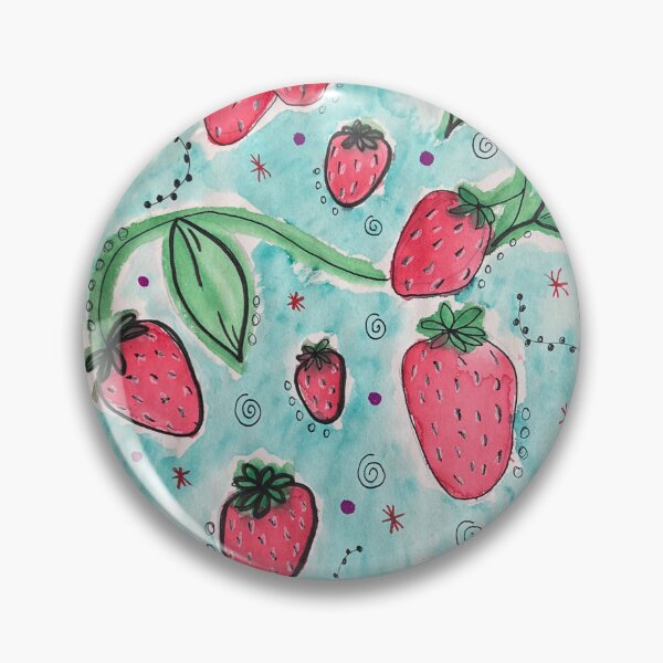 Item preview, Strawberry Watercolors designed and sold by Kassady Walters.