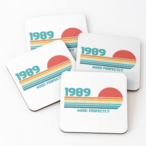 Item preview, Born in 1989 Vintage Retro Sunset 35th Birthday designed and sold by MajesticTree.