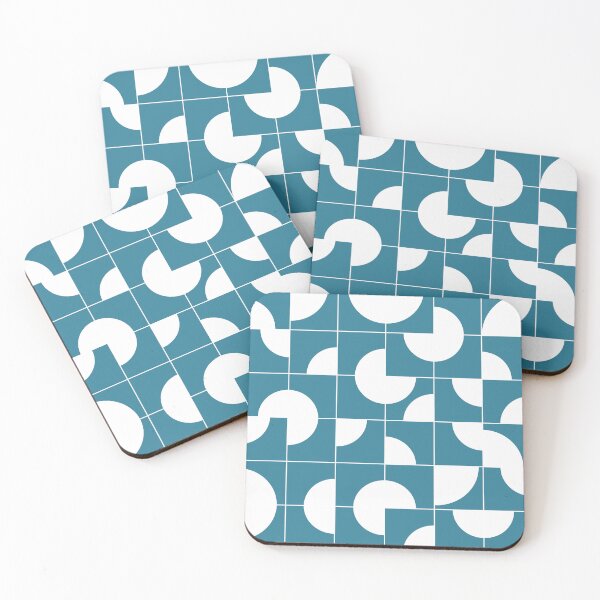 Item preview, Abstract Jade Green Circle Square Pattern designed and sold by Lubo Lubenov.