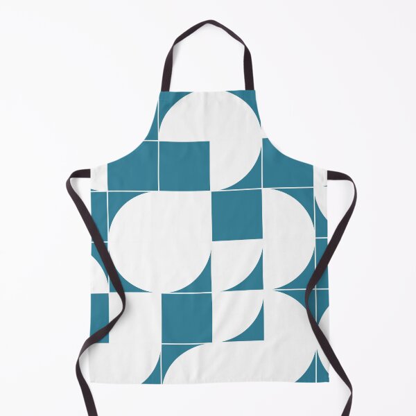Item preview, Abstract Teal White Green Circle Square Pattern designed and sold by Lubo Lubenov.