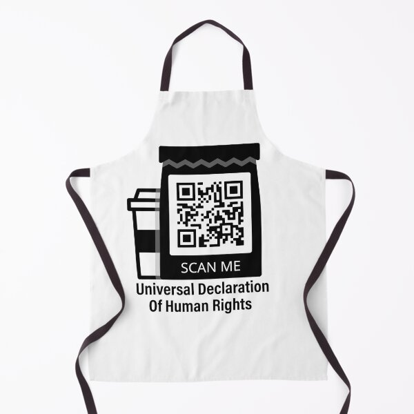 Item preview,  Funny QR Code And Coffee Mug  Universal Declaration of Human Rights  designed and sold by Kitten2220.