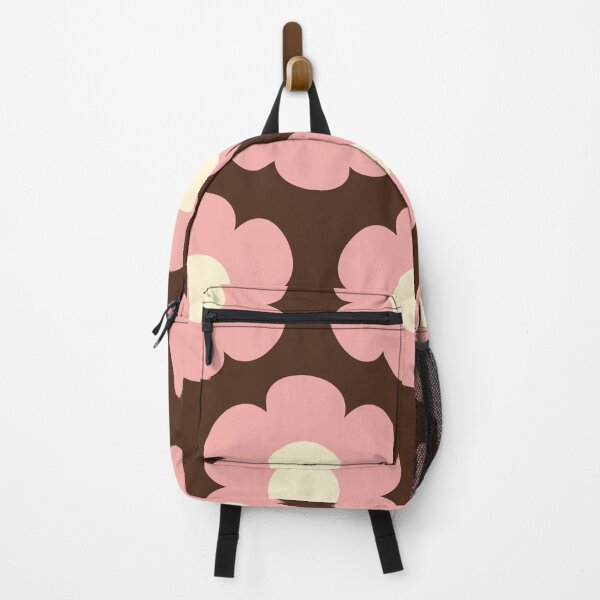 Item preview, Such Cute Flowers Retro Floral Pattern Brown Pink Cream designed and sold by kierkegaard.