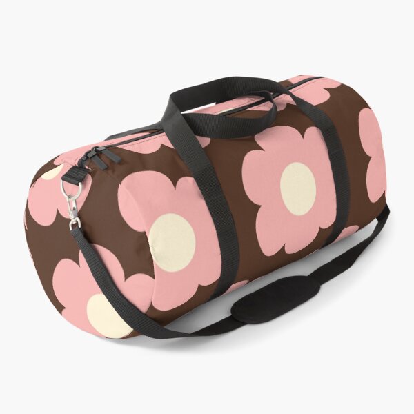 Item preview, Such Cute Flowers Retro Floral Pattern Brown Pink Cream designed and sold by kierkegaard.
