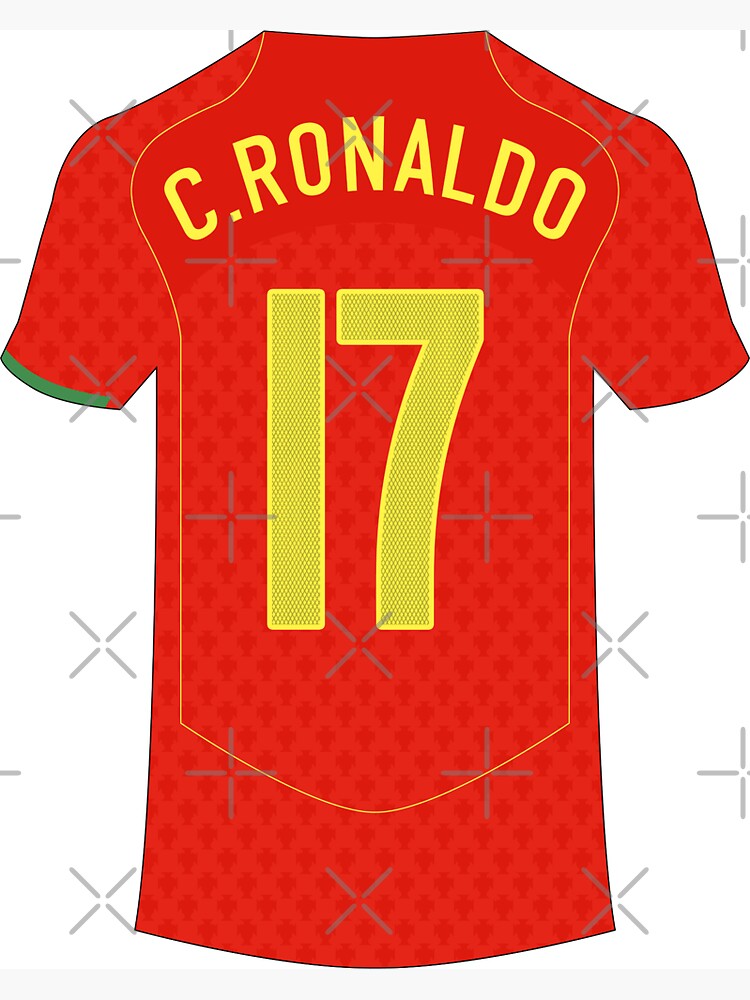 Imán for Sale con la obra «Cristiano Ronaldo - Camiseta Portugal 04 Local»  de On Target Sports