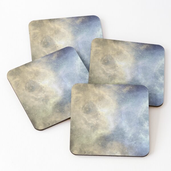 Item preview, Brown and blue abstract background galaxy  designed and sold by Roselove4869.
