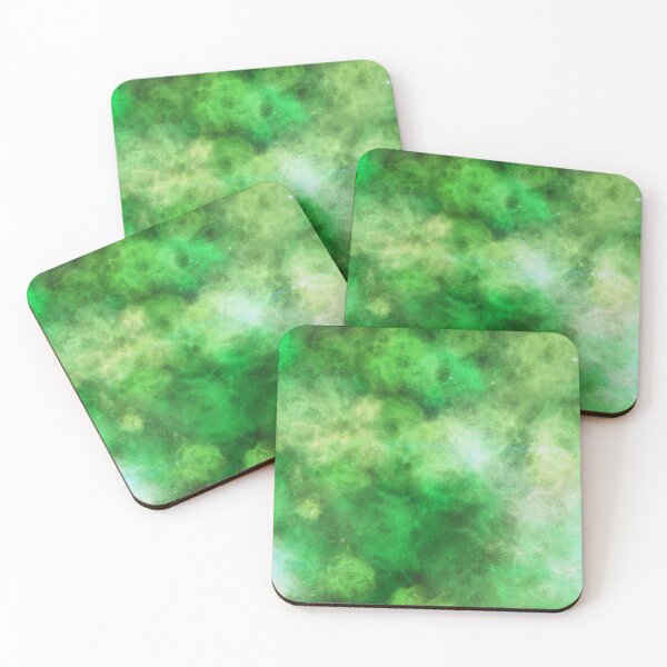 Item preview, Green color galaxy abstract background  designed and sold by Roselove4869.