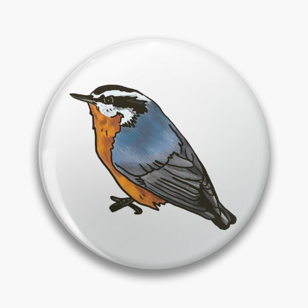 Item preview, Red-breasted Nuthatch  designed and sold by Allison Campbell.