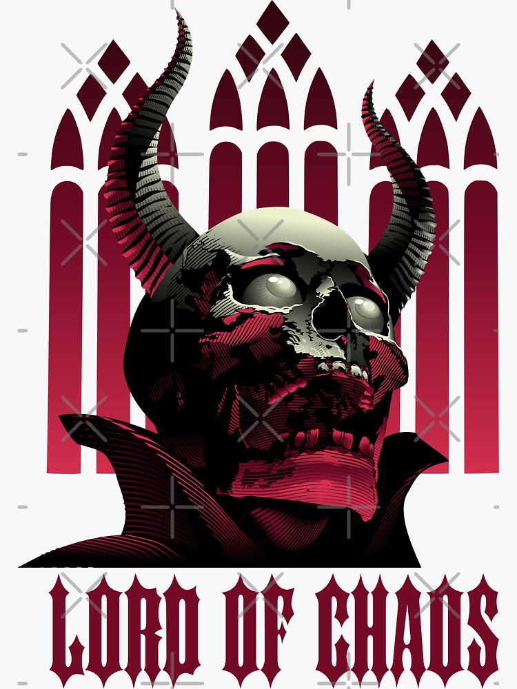 Free Vector  Red devil with skull vector