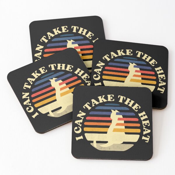 Item preview, I CAN TAKE THE HEAT - Funny Cat Pictures of a Vintage Sunset Cat  designed and sold by FunnyCatsFam.