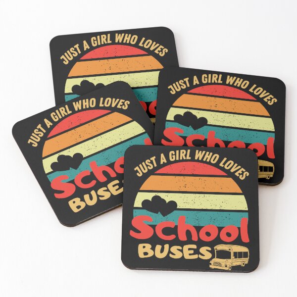 Item preview,  Just a girl who loves school buses best gift for a friend , funny gift for a friend  designed and sold by STELLA-BRILANTE.