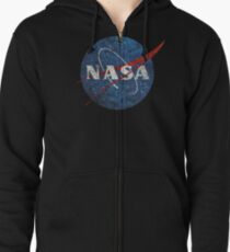 NASA Vintage Emblem Zipped Hoodie