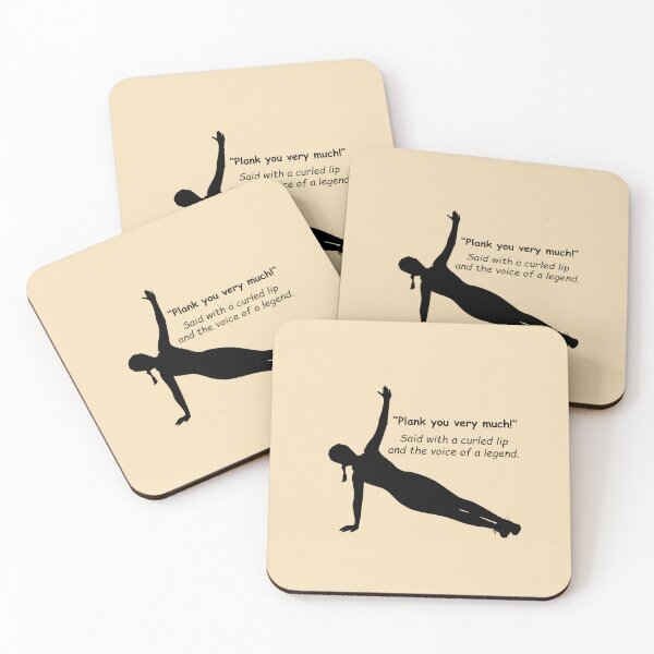 Item preview, Exercise plank: "Plank you very much!" designed and sold by SomeGuyLou.