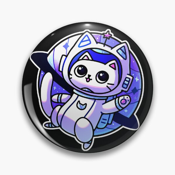 Item preview, Cute Astronaut Cat in Space designed and sold by mayuyuki.