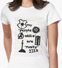 My "People Skills" are "Rusty" Women's Fitted T-Shirt