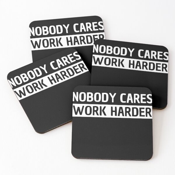 Item preview, Nobody Cares Work Harder Fitness Workout Gym  designed and sold by WALID65.