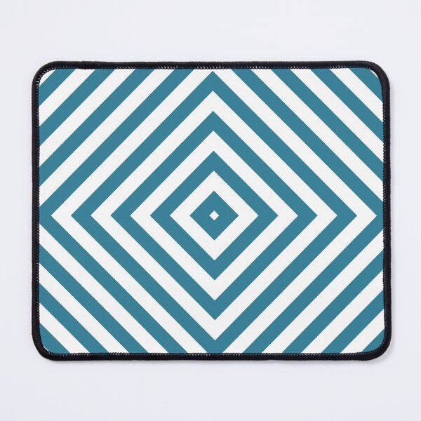 Item preview, Teal White Square Pattern designed and sold by Lubo Lubenov.