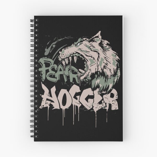 Item preview, Skater, skateboard, scaredy-cat, wolf head fear hogger saying graphic designed and sold by brunsch-print.