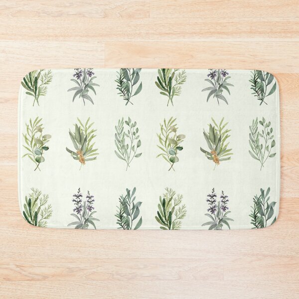 Item preview, Cottage Garden Herbs - Wildcrafting Woodland Watercolor Art designed and sold by SeasonsChange-.