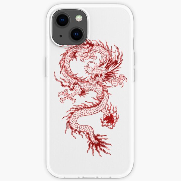 red dragon iPhone Soft Case
