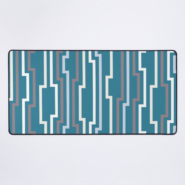 Item preview, Stripes Pattern in Teal Blue Grey designed and sold by Lubo Lubenov.