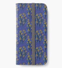 Daffodil dreaming in blue iPhone Wallet/Case/Skin