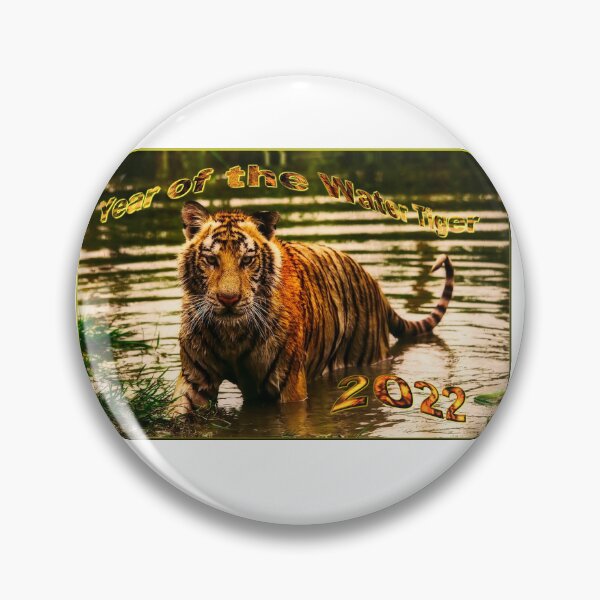 Item preview, 2022 Year of the Water Tiger designed and sold by OrangeSwirly.