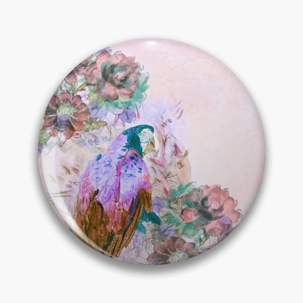 Item preview, Parrot on floral Design - rose wash designed and sold by Alicia-Pilar Mogollon.
