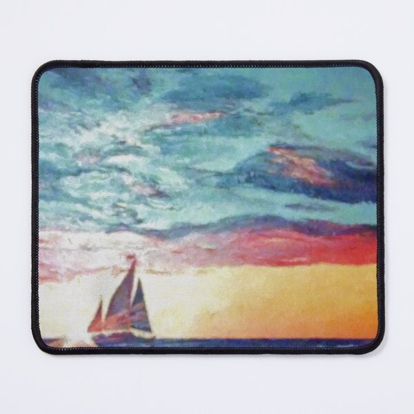 Item preview, Vintage 70s Sunset Velero Pintura designed and sold by bloomingvine.