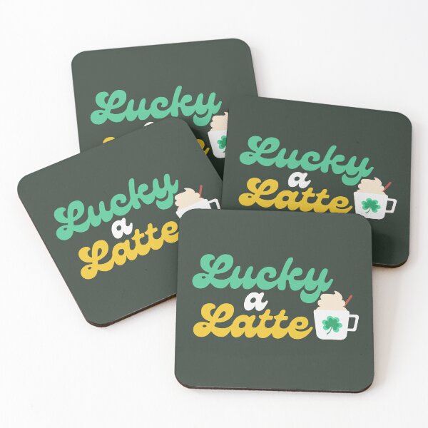 Item preview, St Patricks Day Lucky a Latte Coffee designed and sold by SunfullyYours.