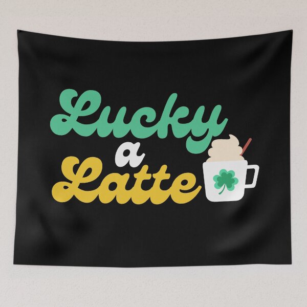 Item preview, St Patricks Day Lucky a Latte Coffee designed and sold by SunfullyYours.