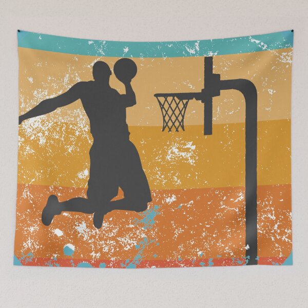 Item preview, Shoot Hoops Not People Retro Vintage Sun designed and sold by SidhuKeet1.