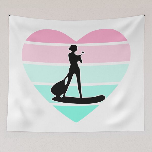 Item preview, Copy of Retro Surfer with Surfboard Beach and Waves Design designed and sold by UpwardSpin.