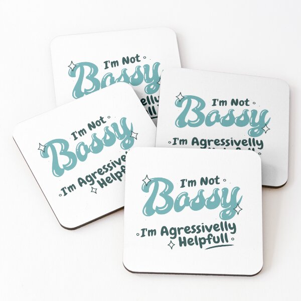 Item preview,  i am not bossy i am aggressively helpful funny - Colored Collection Modern  designed and sold by ninsato.