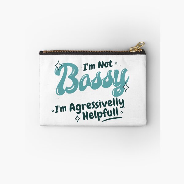 Item preview,  i am not bossy i am aggressively helpful funny - Colored Collection Modern  designed and sold by ninsato.