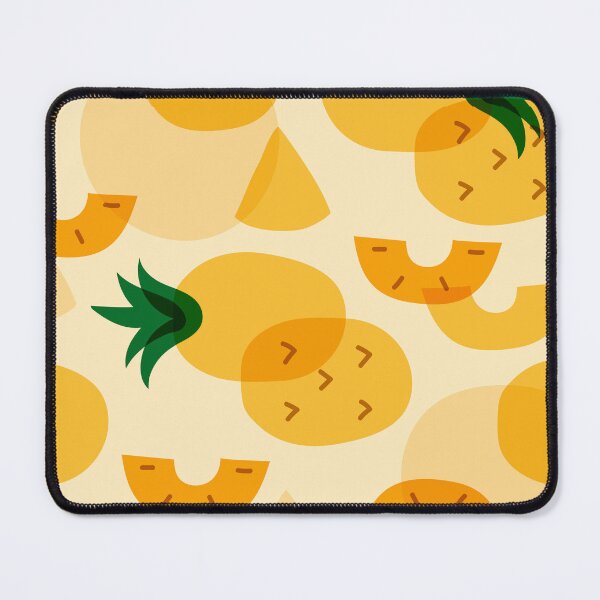 Item preview, Pineapple fruit pattern for phone cases, masks and stickers designed and sold by TheJojoman.
