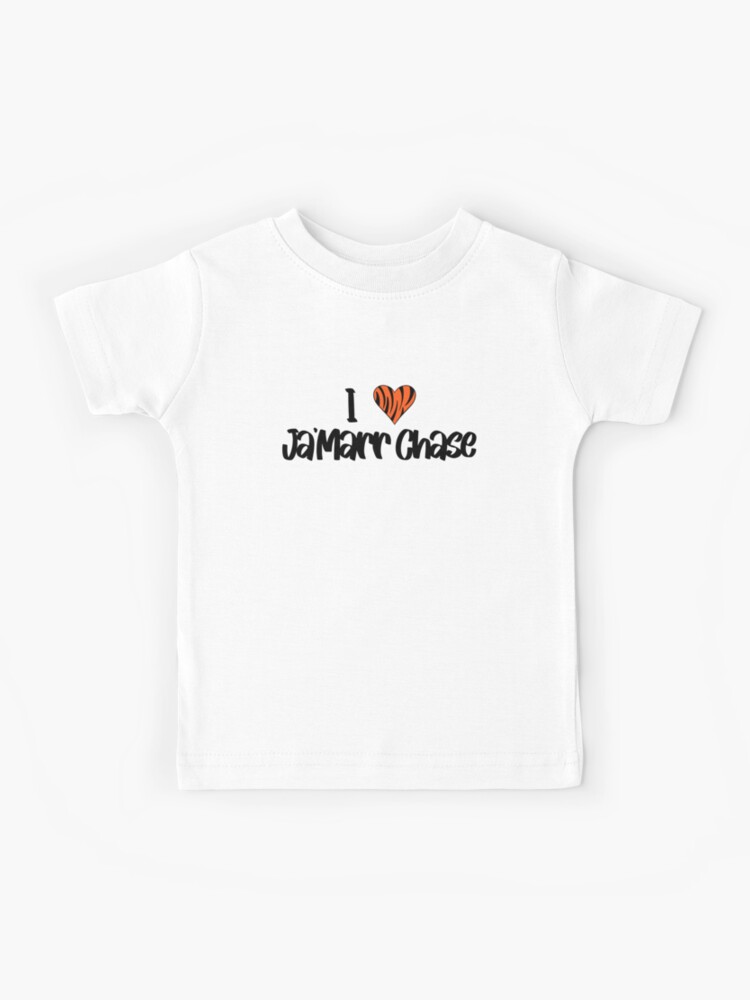 I heart Ja'Marr Chase' Kids T-Shirt for Sale by kaylinzoller44