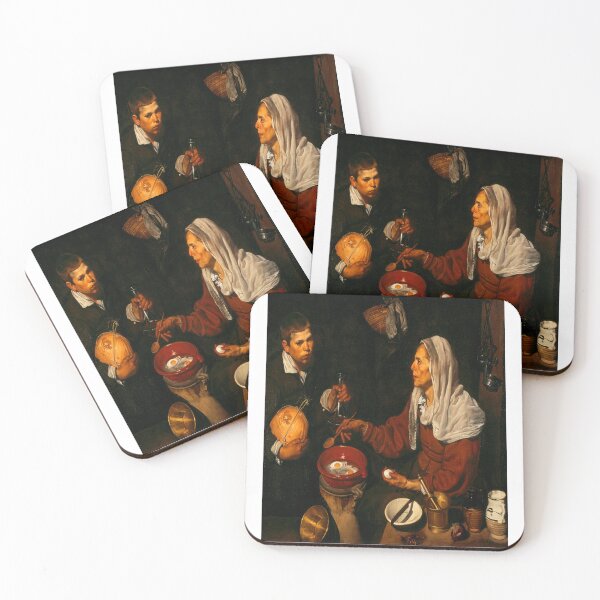 Item preview, Diego Velázquez Old Woman Frying Eggs 1618 designed and sold by Vitage-Art45.