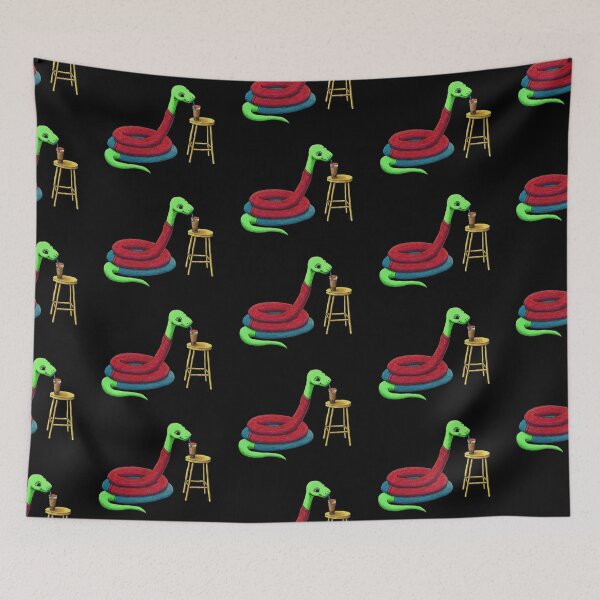 Item preview, Cozy Snake with Boba designed and sold by Lightmotif.